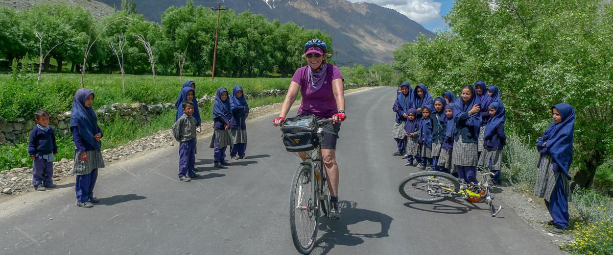 Bicyling On Karakorum Highway To Khunjerab